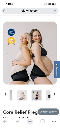 Lola&Lykke Maternity Bamboo belly support band
