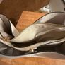 Cream Faux Leather Handbag | Gold Hardware | Work & Everyday Bag Image 6