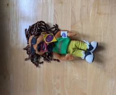 toy Jamaican man soft toy