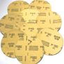100PC 125mm Velcro Silicone Carbide Disc Pads 60 GRIT + FREE BACKER Image 4