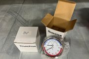 x2 Temperature/pressure gauges 80mm 1/2" BSP