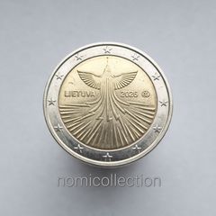 Lithuania 2026 year Uncirculated 2 Euro coin.