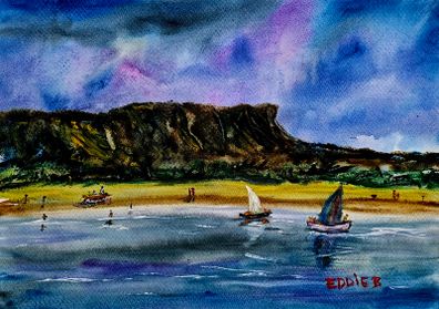 mullaghmore Sligo watercolour