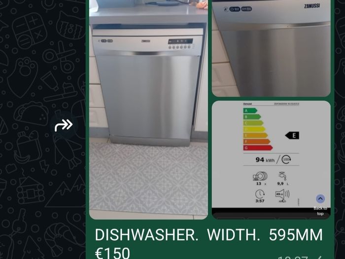 Zanussi Dishwasher