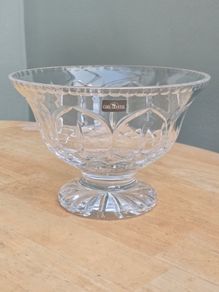 Cara Crystal Footed Fruit Bowl