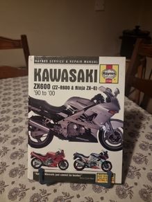 Kawasaki ZX600 (ZZ-R600 & Ninja ZX-6) Service & Repair Manual: 1990-2000 (Hard cover)