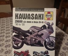 Kawasaki ZX600 (ZZ-R600 & Ninja ZX-6) Service & Repair Manual: 1990-2000 (Hard cover)