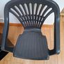4 X Slate Grey Indoor/ Outdoor Chairs Image 3
