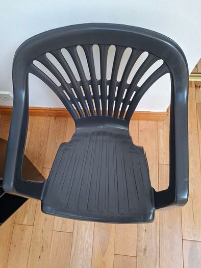 4 X Slate Grey Indoor/ Outdoor Chairs