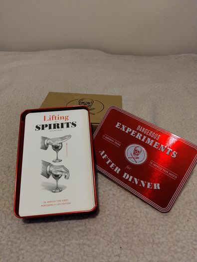 Experiments for After Dinner Games in gift tin