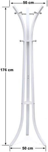 Metal Coat Stand 176 cm High Elegant - Free Delivery Nationwide