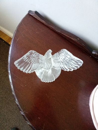 vintage glass eagle