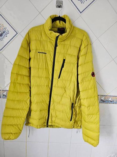 Vintage Mammut Quilted Down Jacket XL Hiking Mountaineering