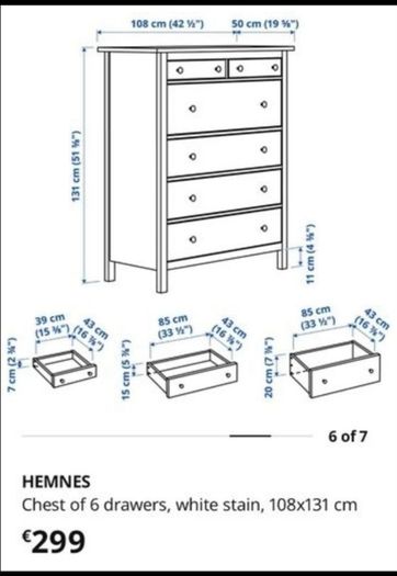 ikea hemnes chest of drawers