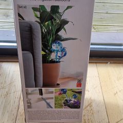 InnovaGoods Aqua Loon Glass Watering Globes Set of 2 Brand New