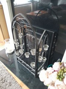 3 folding candle firescreen