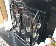 3 folding candle firescreen