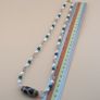 Vintage Himalayan Chain Link Tibetan Agate Dzi Beads With Pearls & Himalayan Quartz Necklace Image 10