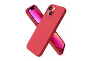 Liquid Silicone Shockproof Case For iPhone 13 Mini Luxury Soft Phone Cover Red New - FHT5IP13MLK