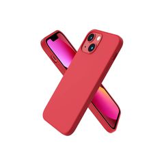 Liquid Silicone Shockproof Case For iPhone 13 Mini Luxury Soft Phone Cover Red New - FHT5IP13MLK