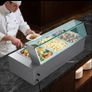 Buffet Food Warmer Stainless Steel 3 Pans with Glass Shield Commercial Countertop Bain Marie 220v Image 5
