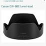Canon EW-88E lens hood for 24-70mm f2.8 L lens Image 2