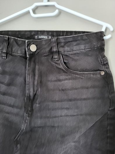 Black jeans mini skirt 36 8 S