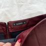 Burgundy Mini Skirt Image 2