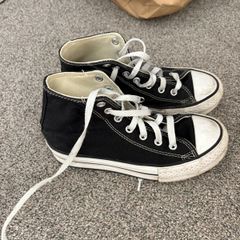 Converse black high tops