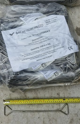 Wall ties 325mm brand new