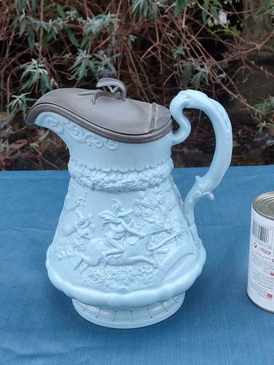 10" W.Ridgway Georgian Saltware Pitcher