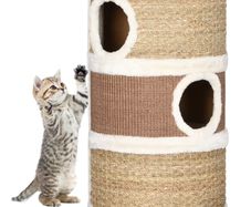 Cat Scratching Barrel 60 cm Seagrass