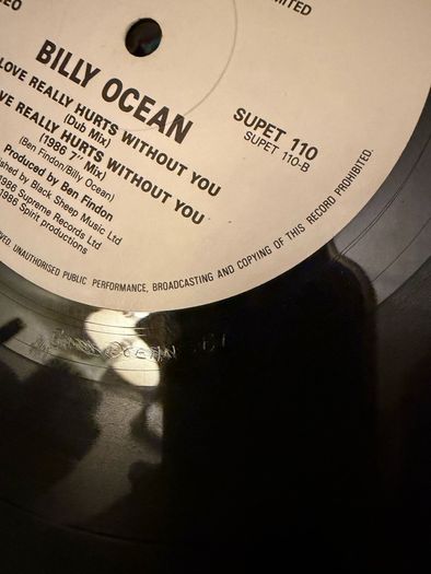 Billy Ocean Love Really Hurts Without You 1986 Dance Mix UK 12inch Vinyl