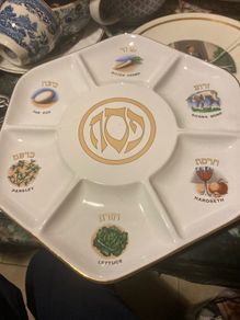 jewish Passover plate free postage
