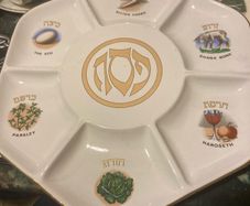 jewish Passover plate free postage