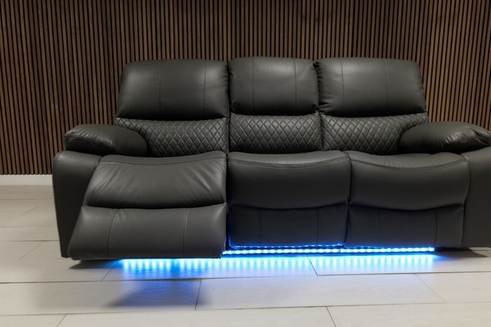 3 Seater Rita Plus Electric Leather Recliner Sofa