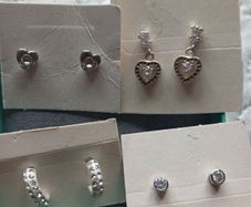4 pairs earrings