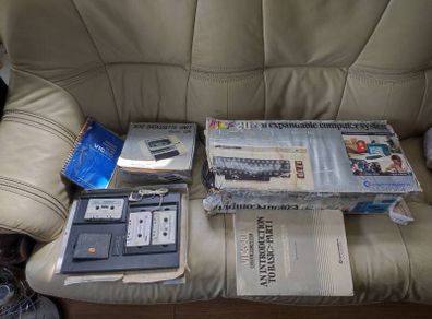 Commodore vic20 with tape player