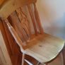 Set of Four Solid Oak Dining Chairs Image 4