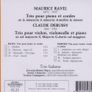 Free Postage!  Ravel/Debussy: Piano Trios. CD. Image 2