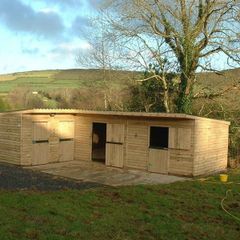 Timber stables Supplied and fitted from 1800