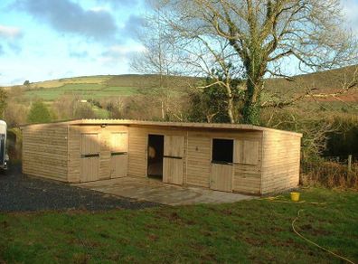 Timber stables Supplied and fitted from 1800