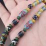 Antique Venetian Style MultiColor Mix Glass Beads Necklace Image 4