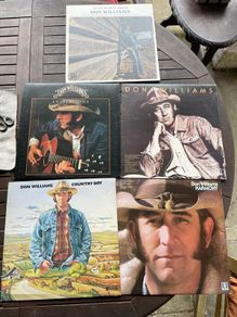 Job lot Don Williams 5 albums vinyl records in vg condition 5 euros each or all 5 for 26 including p&P