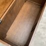 Antique Oak Blanket Box With Drawers. Image 6