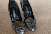Gina silver high heels size 6.5