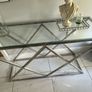 Glass console table Image 4