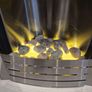 free standing electric fireplace Image 5