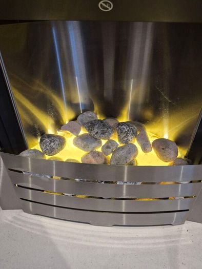 free standing electric fireplace