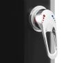 Outdoor Solar Shower with Shower Head and Faucet 35 L Black Image 5